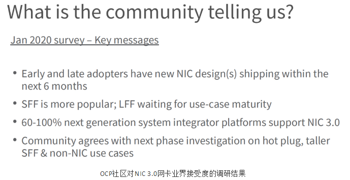 即將一統天下的OCP NIC 3.0及其未來(圖4) 即將一統天下的OCP NIC 3.0及其未來(圖4)
